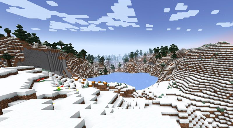 Snowy Slopes biome in Minecraft 1.18 Caves and Cliffs Part 2
