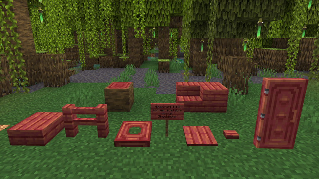 Mangrove Trees and blocks - Minecraft 1.19