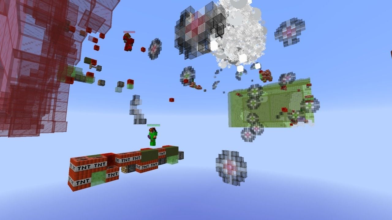Minecraft PVP Custom Map Missle Wars
