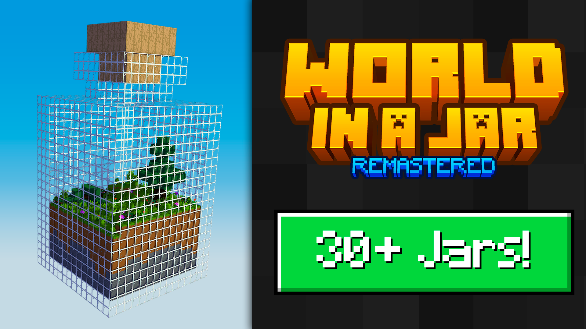 Minecraft World in a Jar Custom Minecraft Map
