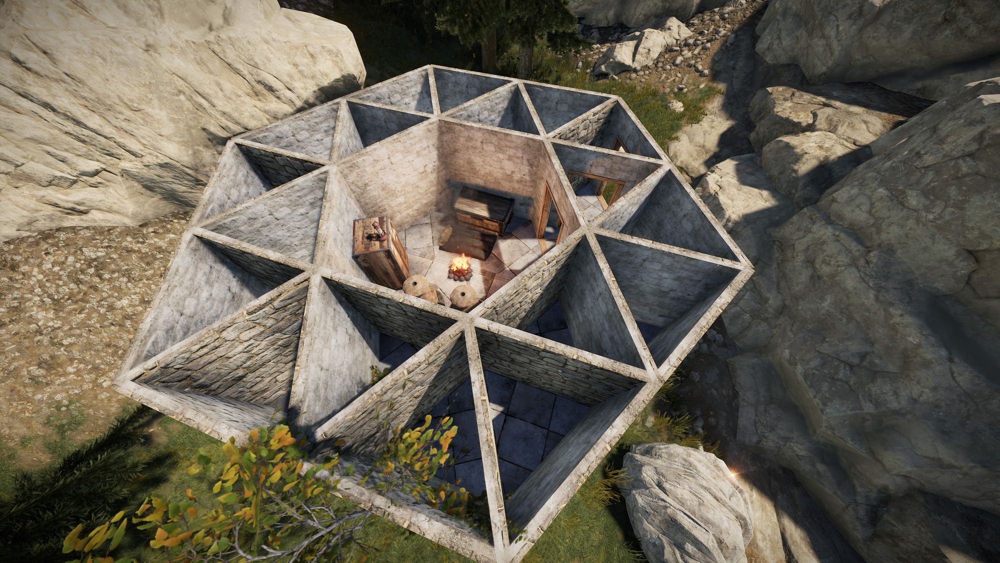 Rust Base Honeycomb on Private Server