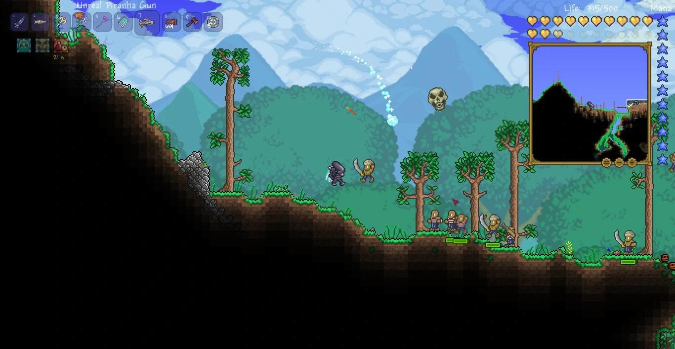 Terraria пиратская карта