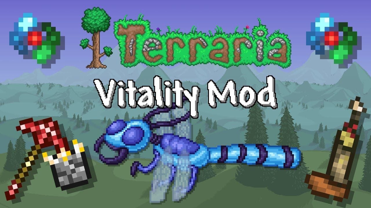 Terraria Vitality Mod Trailer Thumbnail Private Server