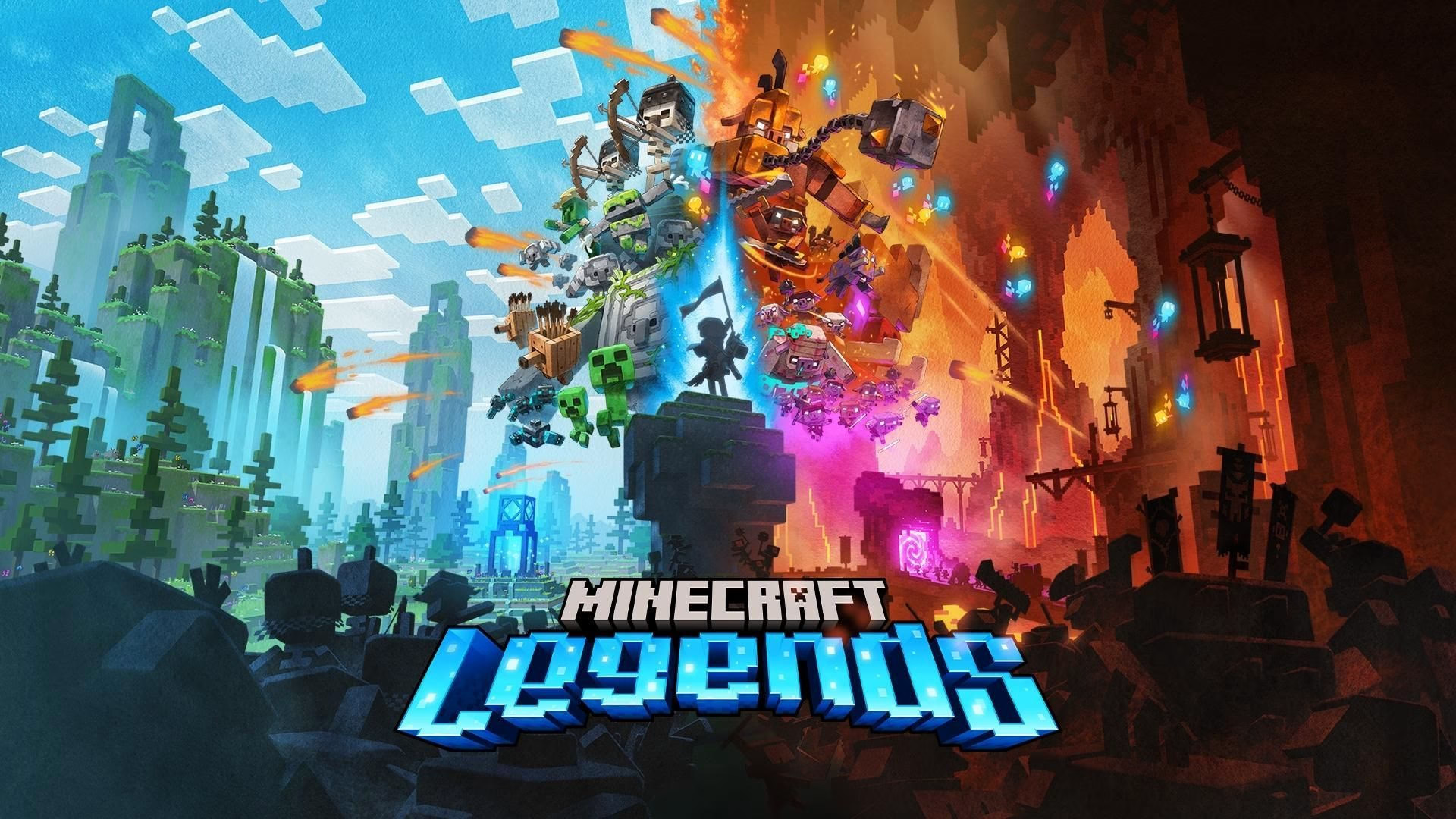 Minecraft Legends Gameplay Footage