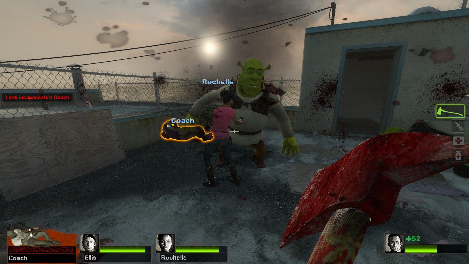 Left 4 Dead Steam Workshop Shrek Tank Multiplayer