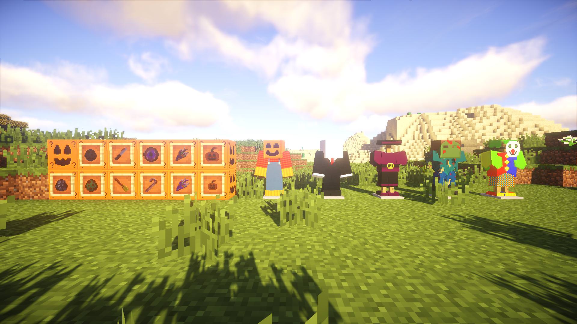 Modded Minecraft Server Luckyblocks Halloween