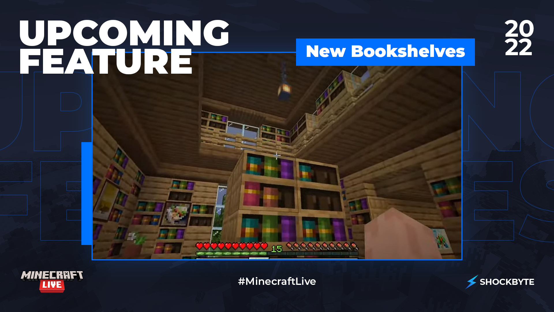 Minecraft Live Chiseled Bookshelves Multiplayer
