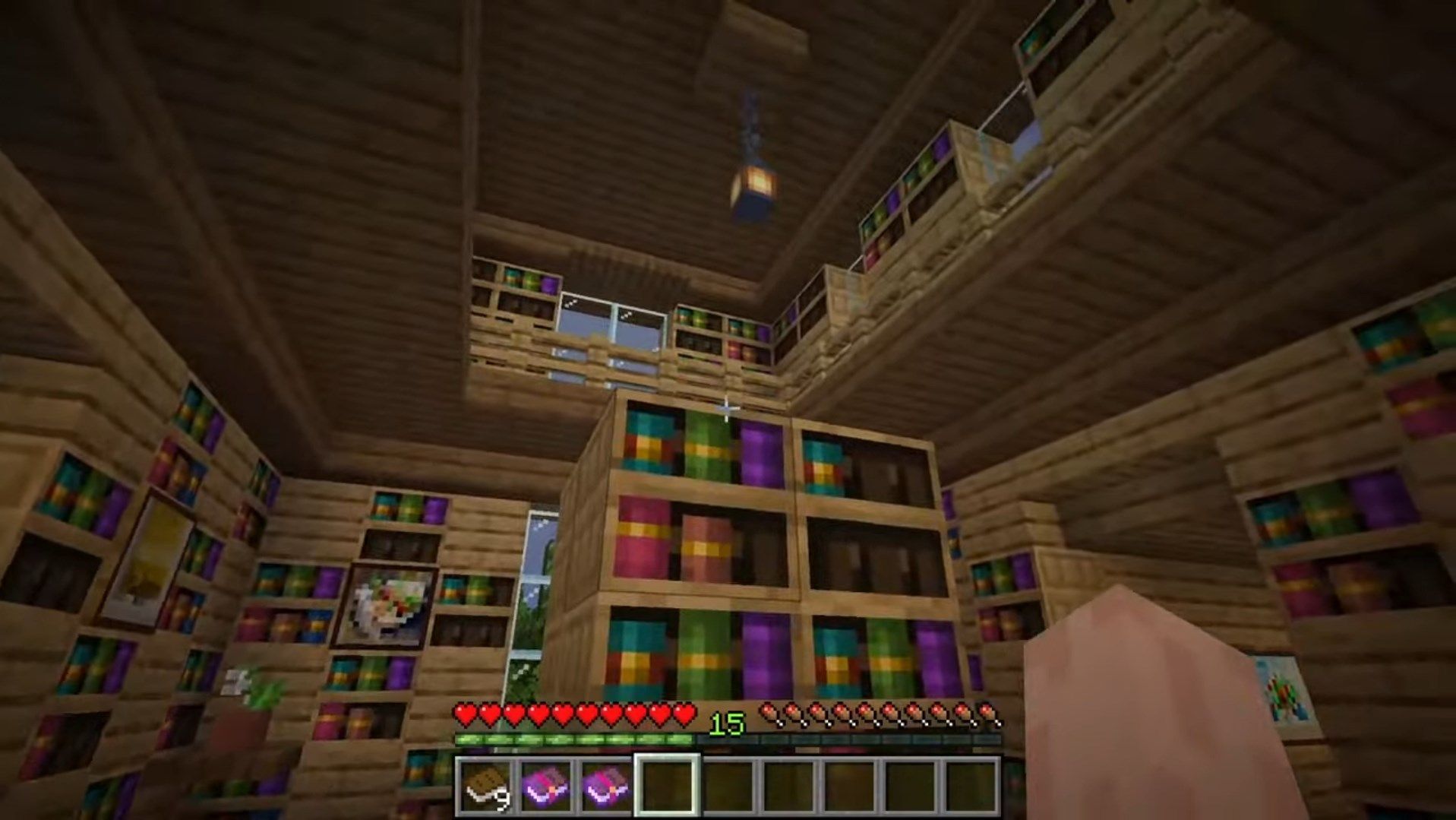 How to use the CHISELED BOOKSHELF from Minecraft 1.20! 