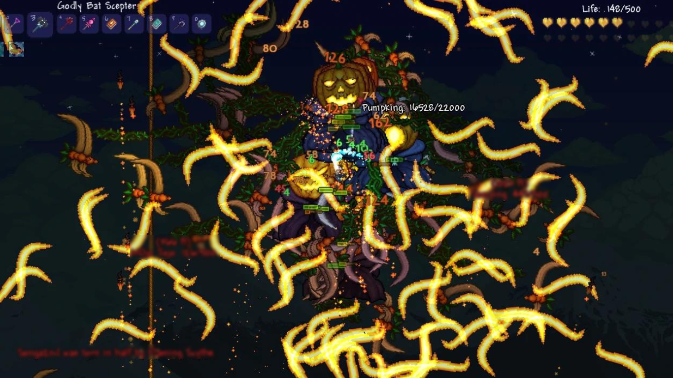 Terraria Post-Hardmode Pumpking Pumpkin Moon