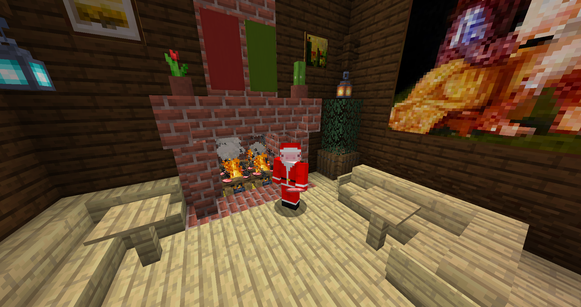 Pig Christmas Skin Minecraft