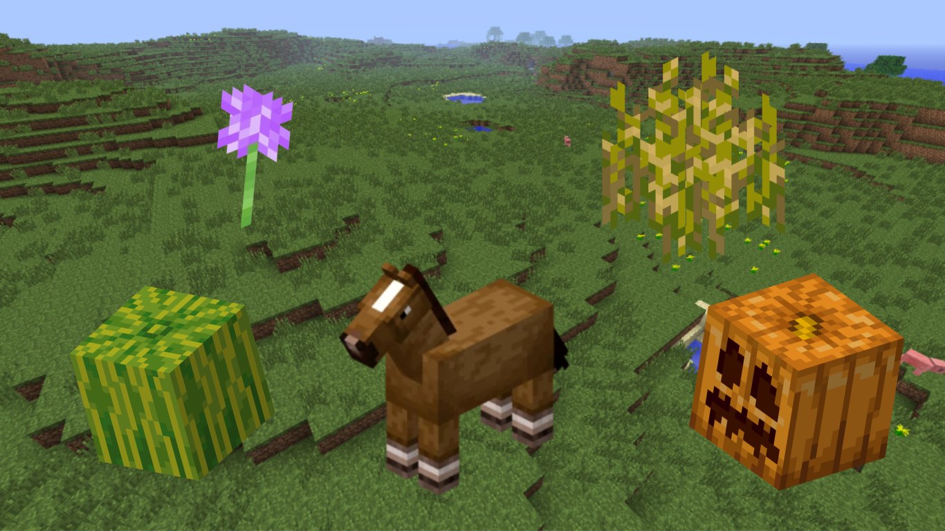 Minecraft Plains Biome Resources