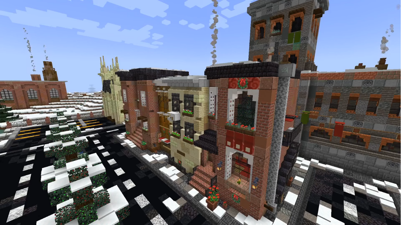 steampunk train station minecraft