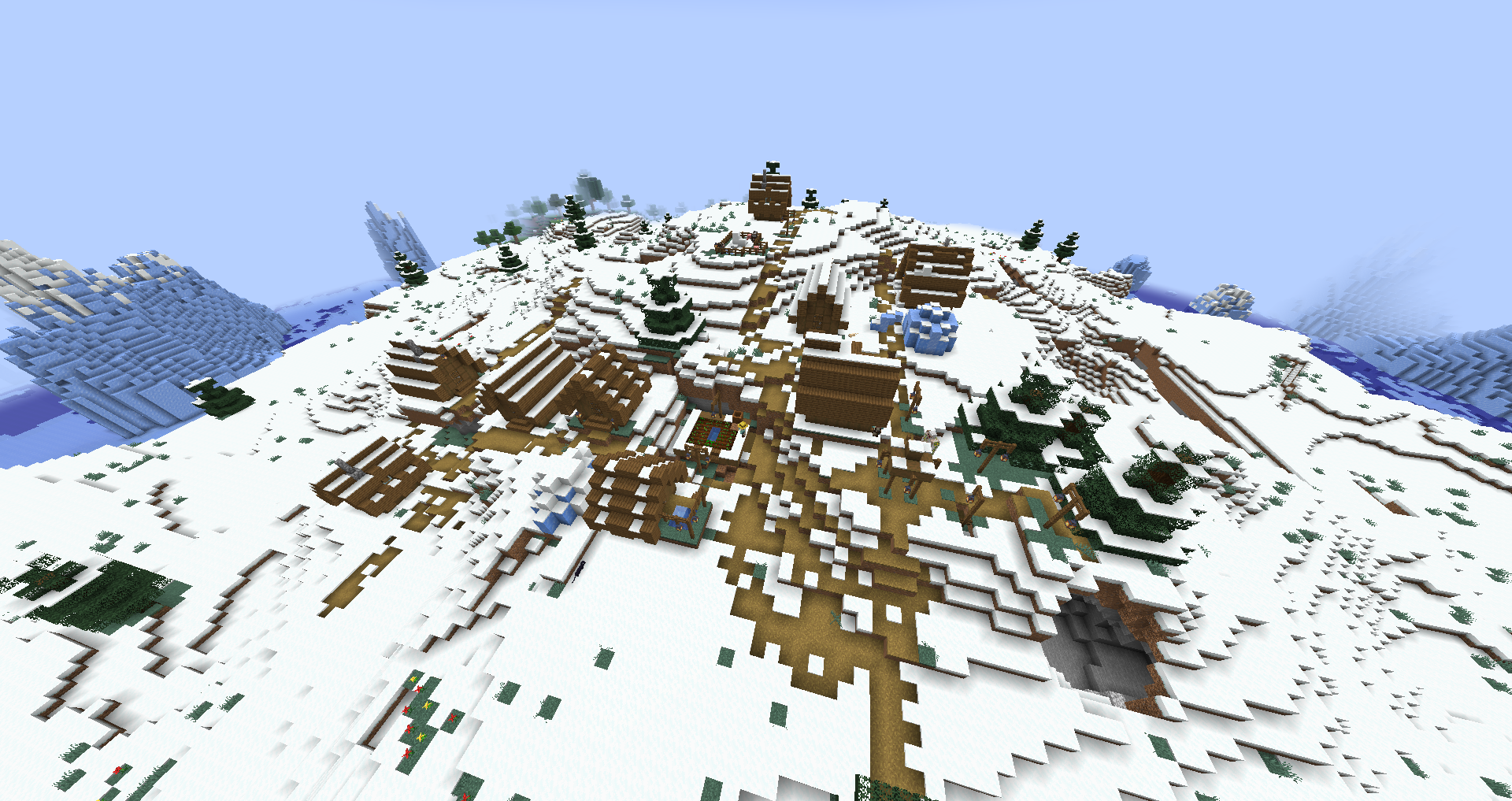 Minecraft Winter Village Seed