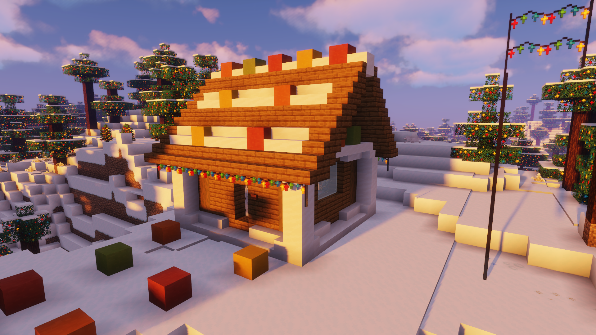 Minecraft Dedicated Server Gingerbread House