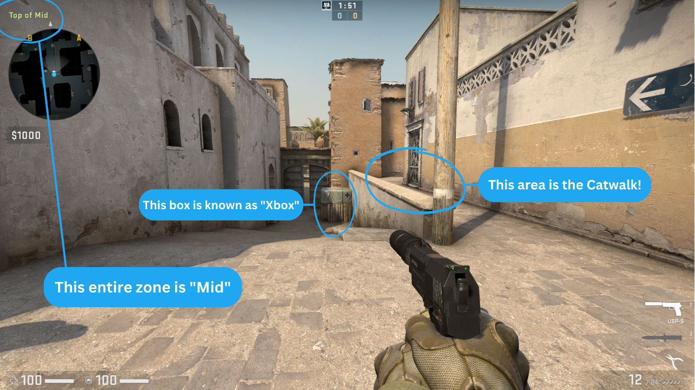 CSGO Competitive Callouts