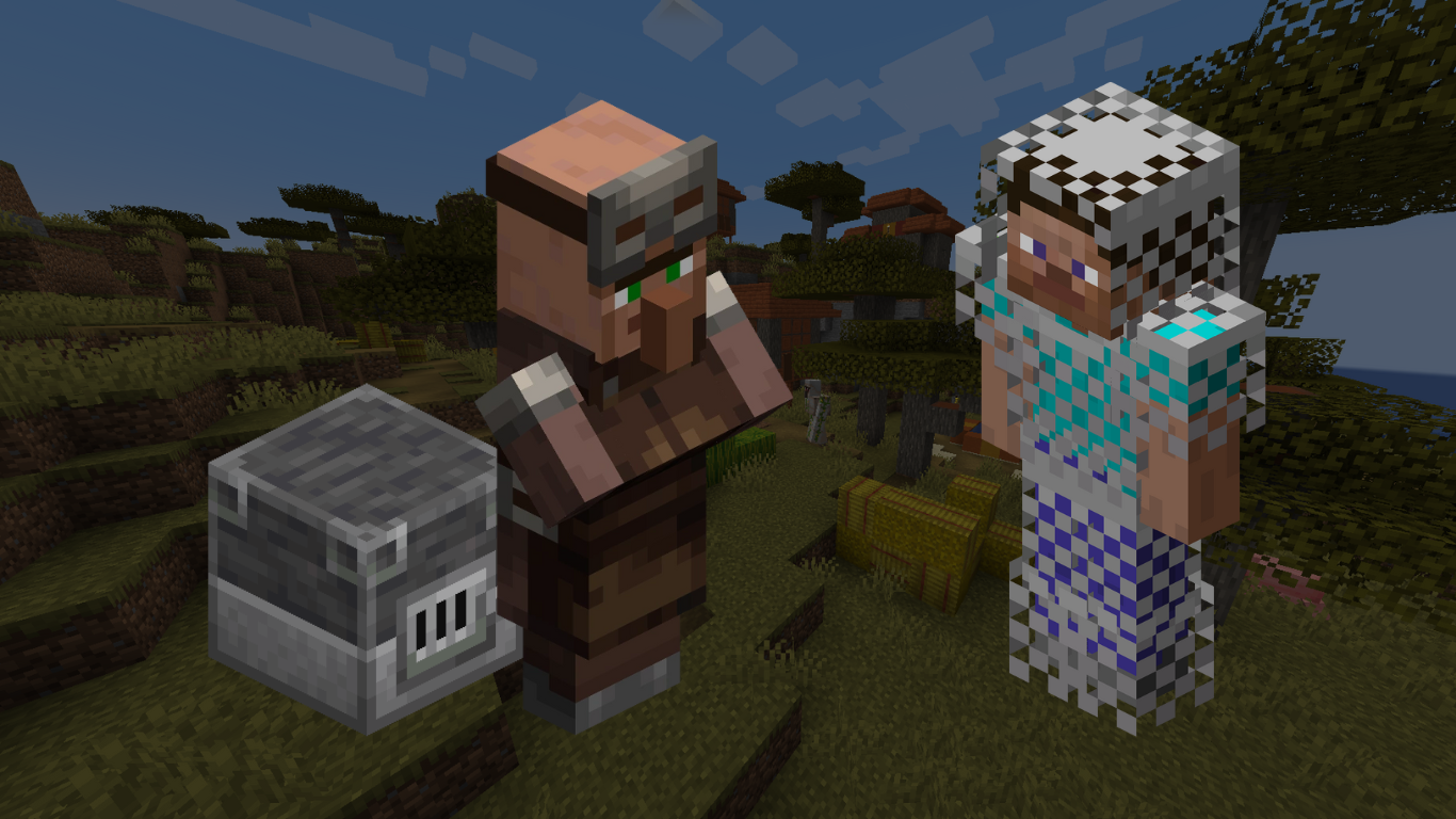 Minecraft Armorer Villager Chainmail