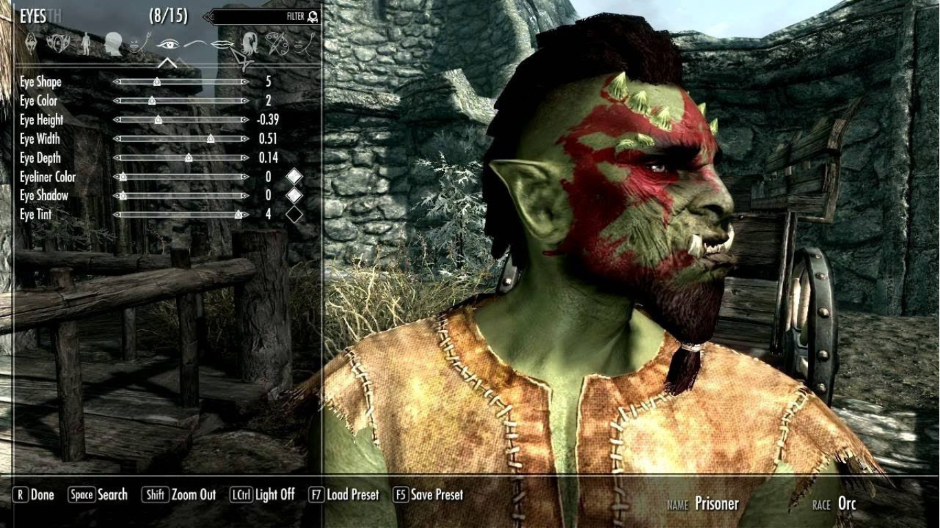 Skyrim Orc Race