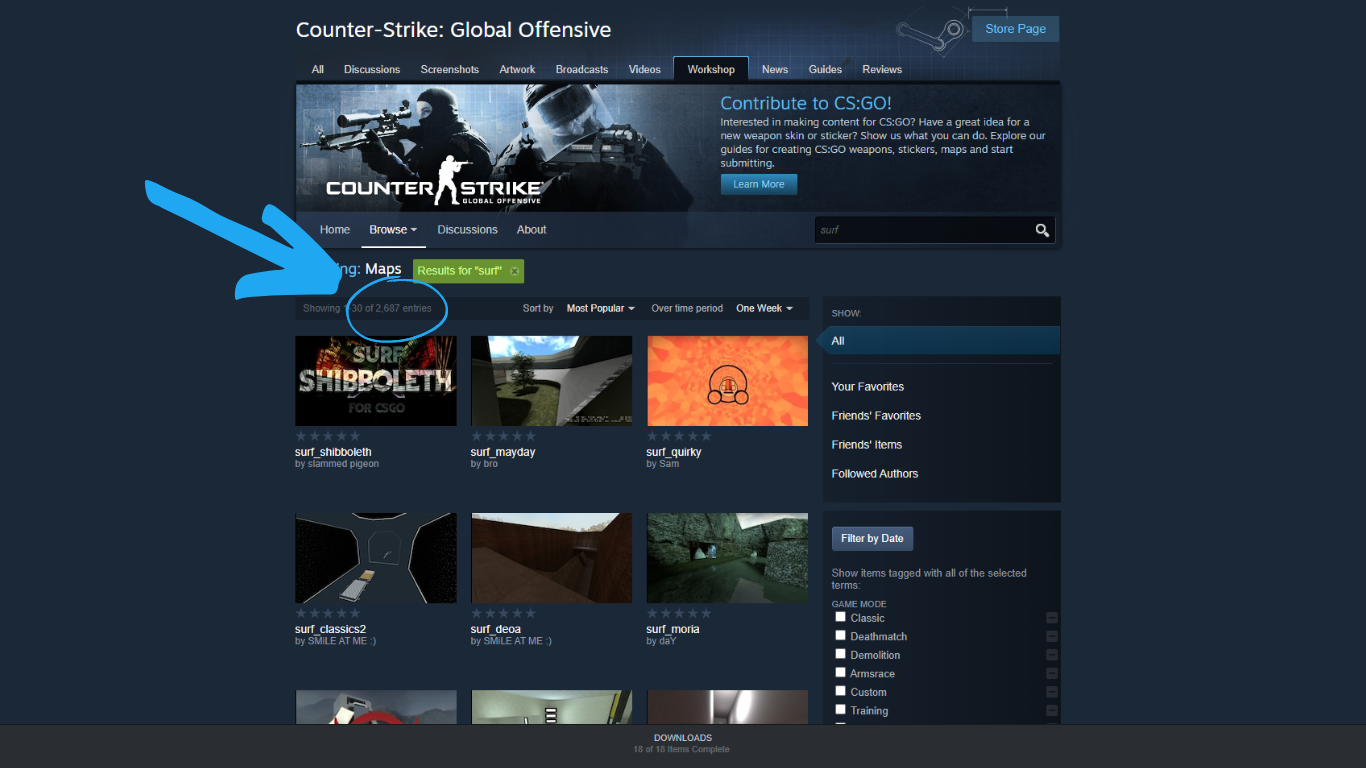 CSGO Steam Workshop