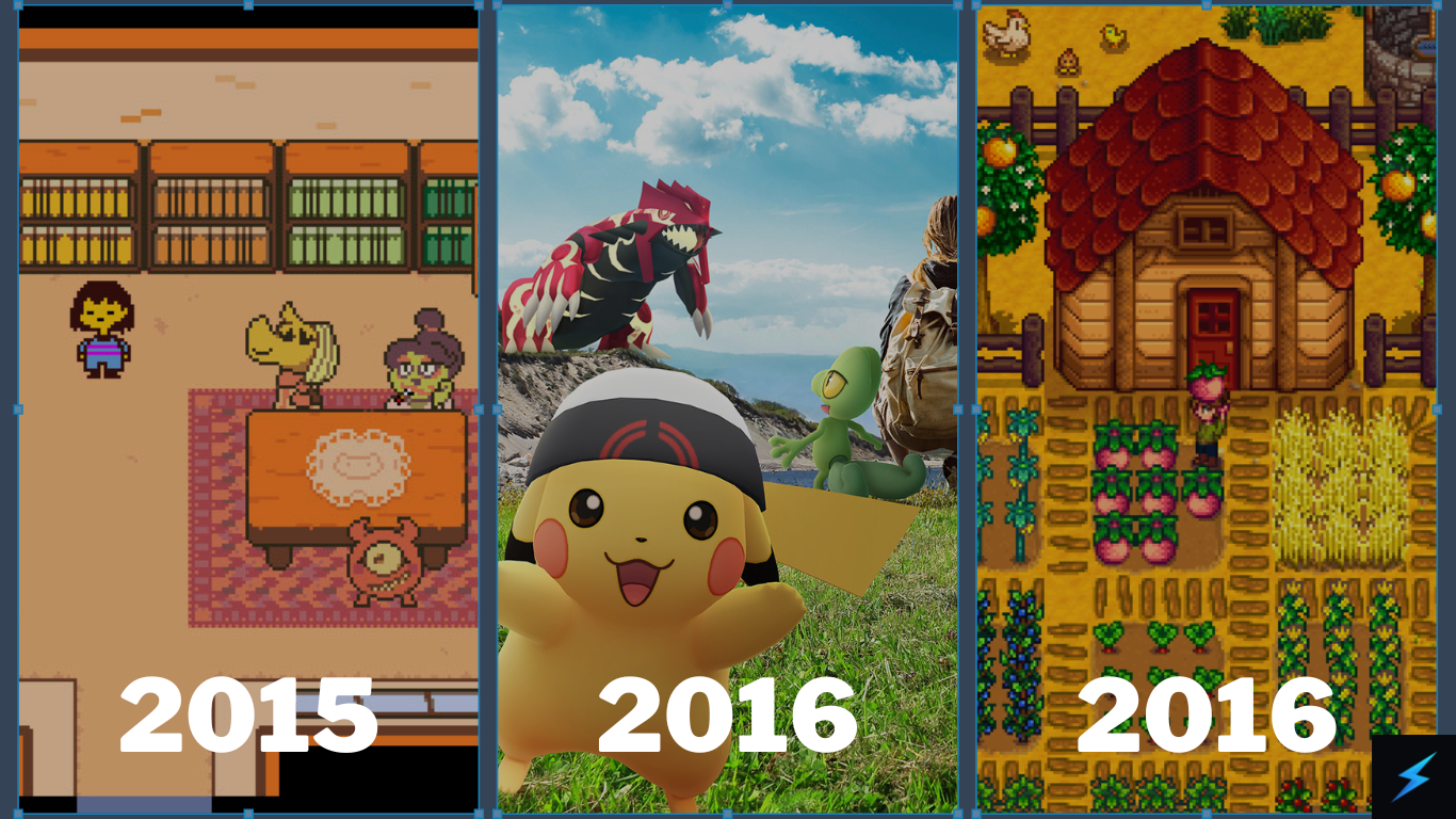 Evolution of Video Games 2015 and 2016