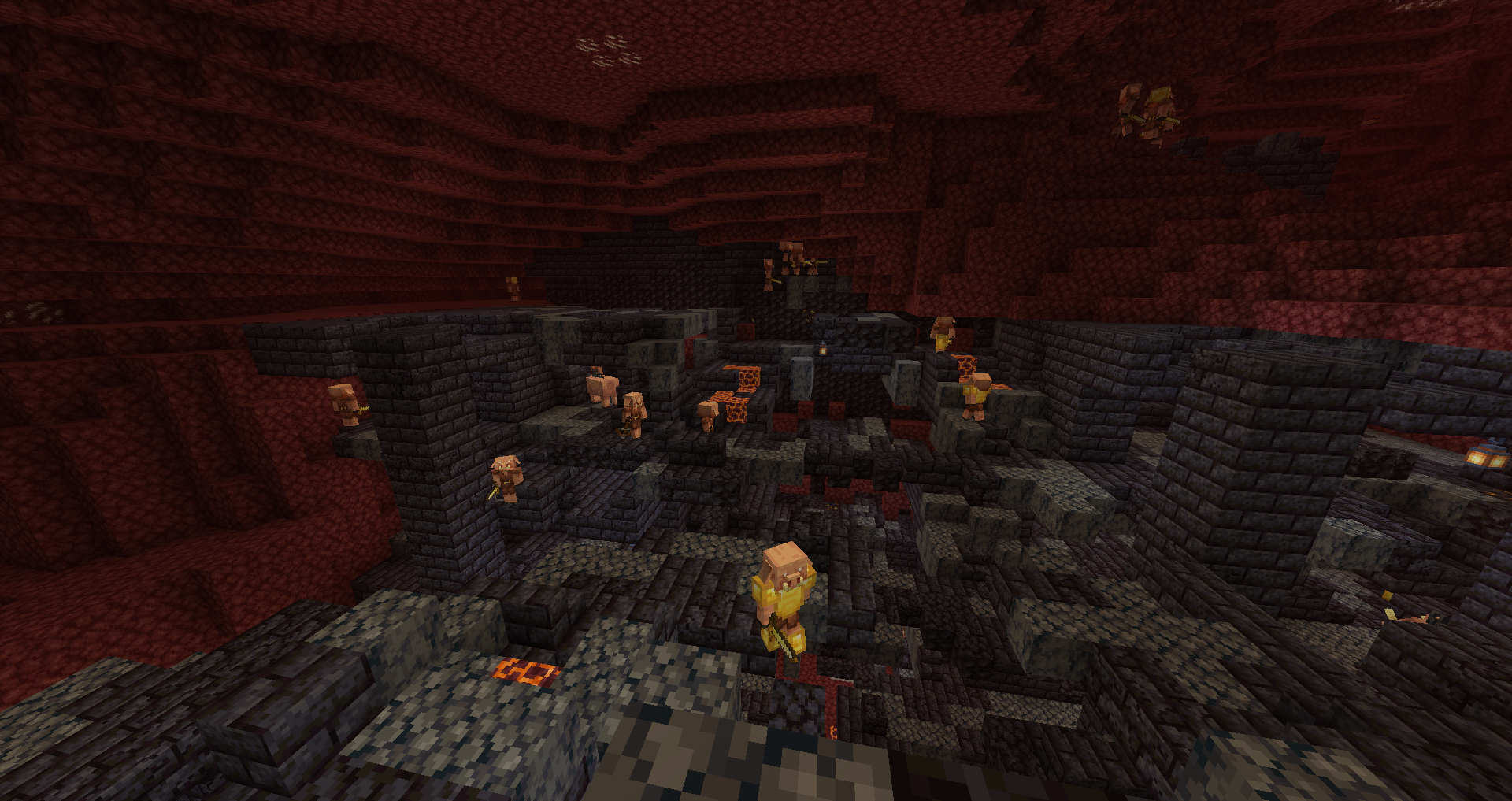 Minecraft Bastion Piglins Screenshot