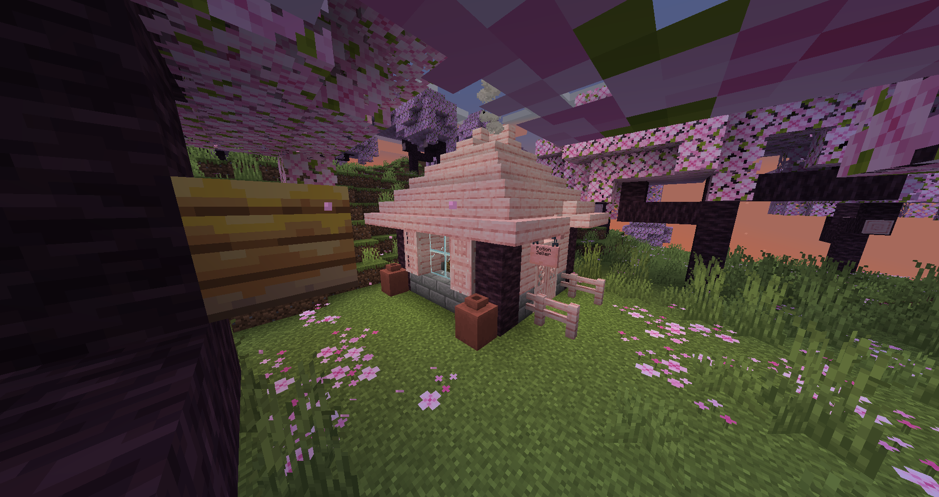 Minecraft Cherry Blossom Home