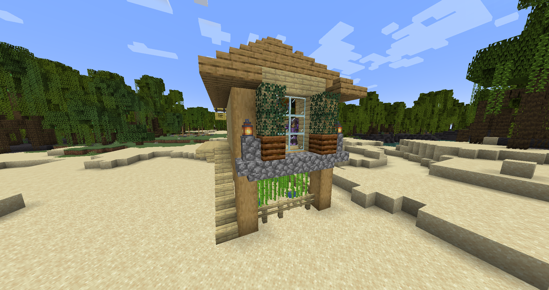 Minecraft House on Stilts