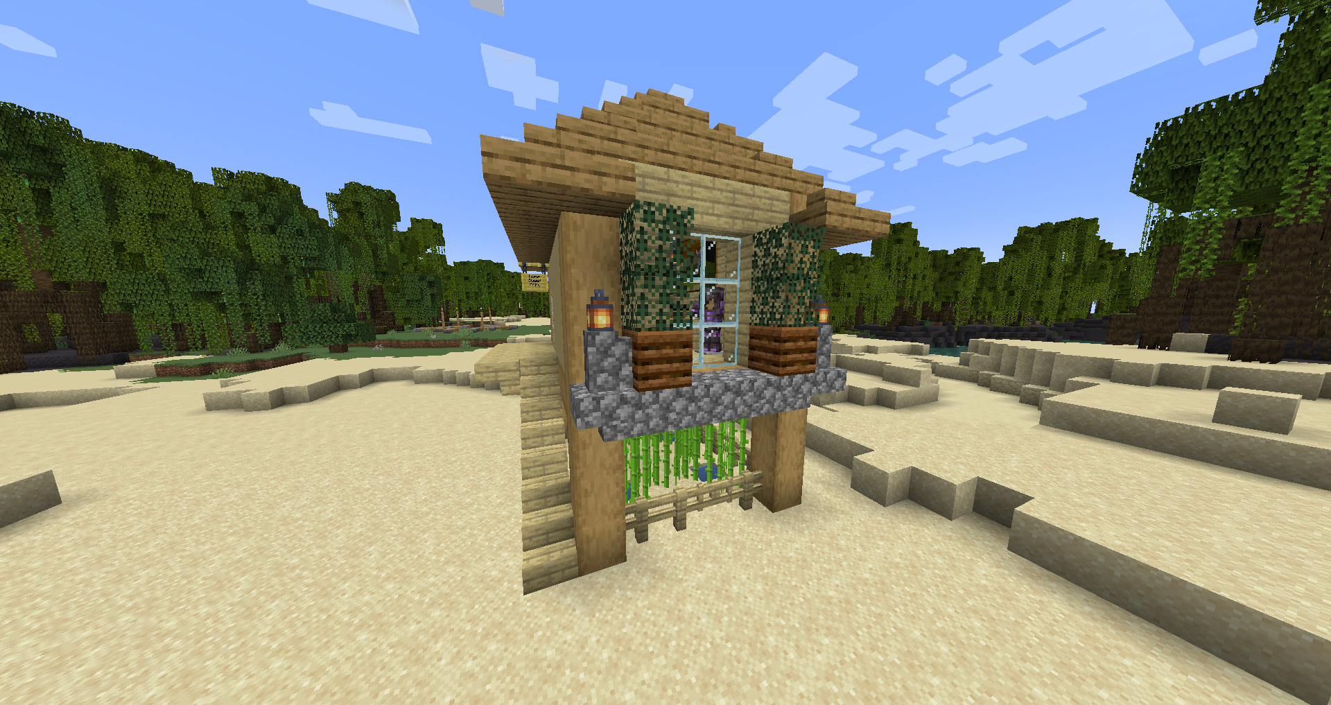 simple minecraft tree houses