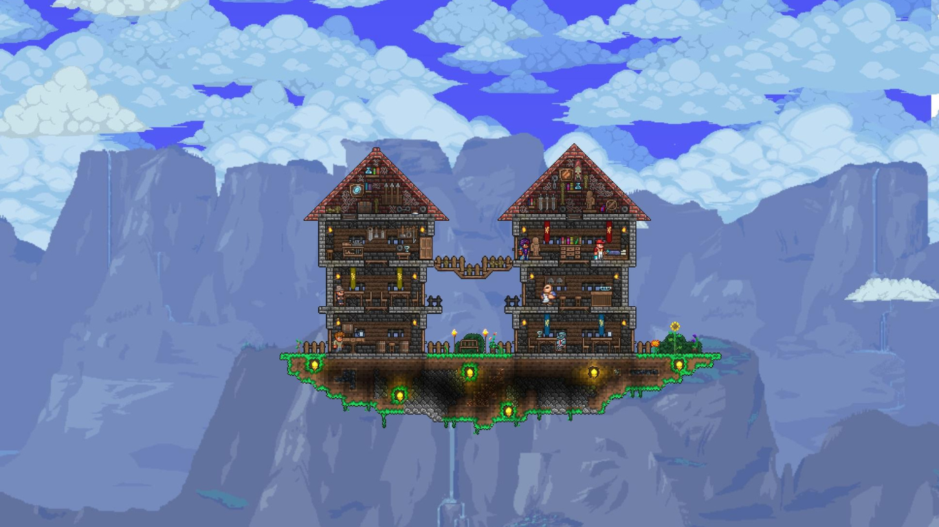 Terraria sky island фото 10