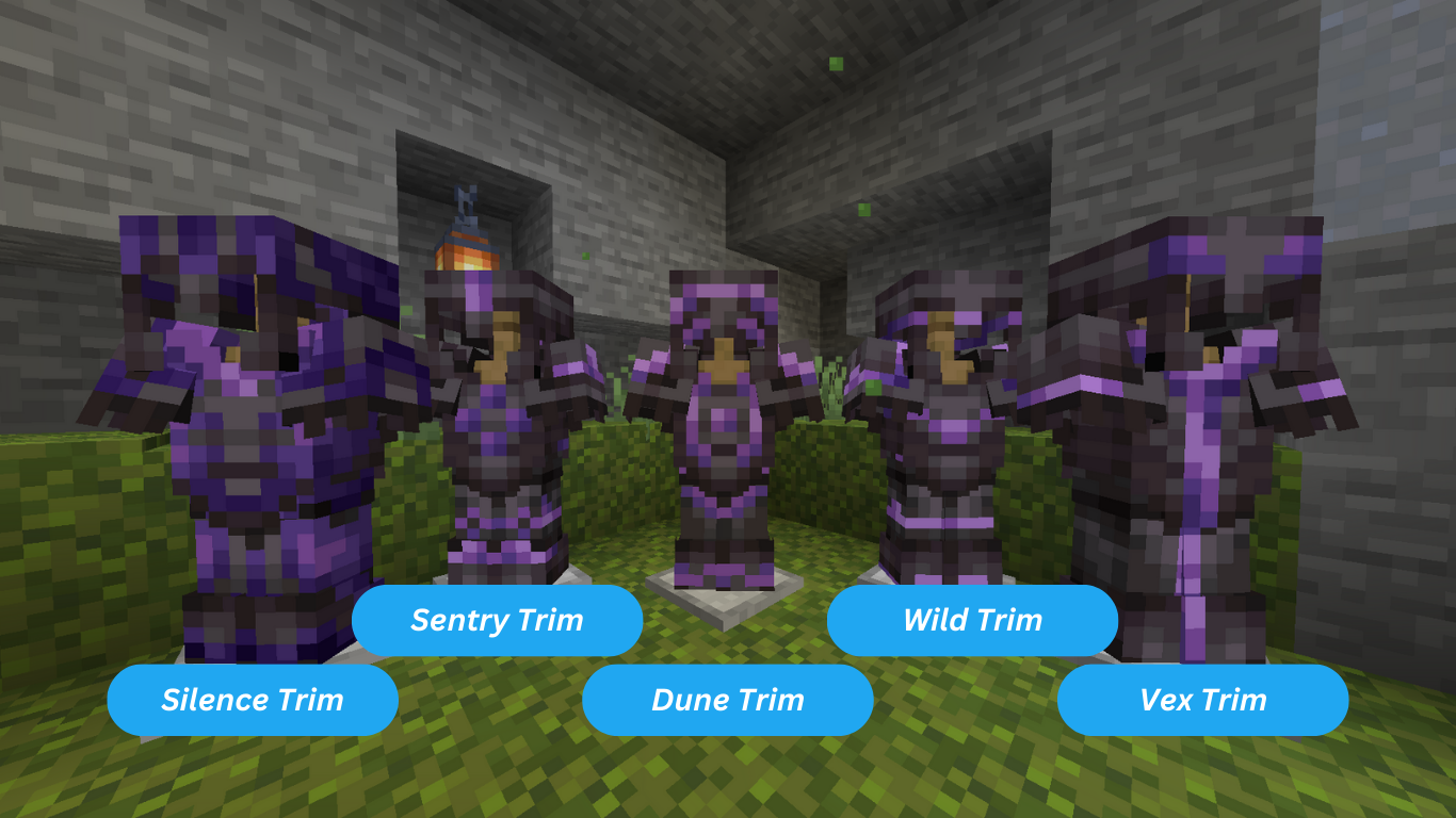 Every Armor Trim In Minecraft And How To Find Them Vr 