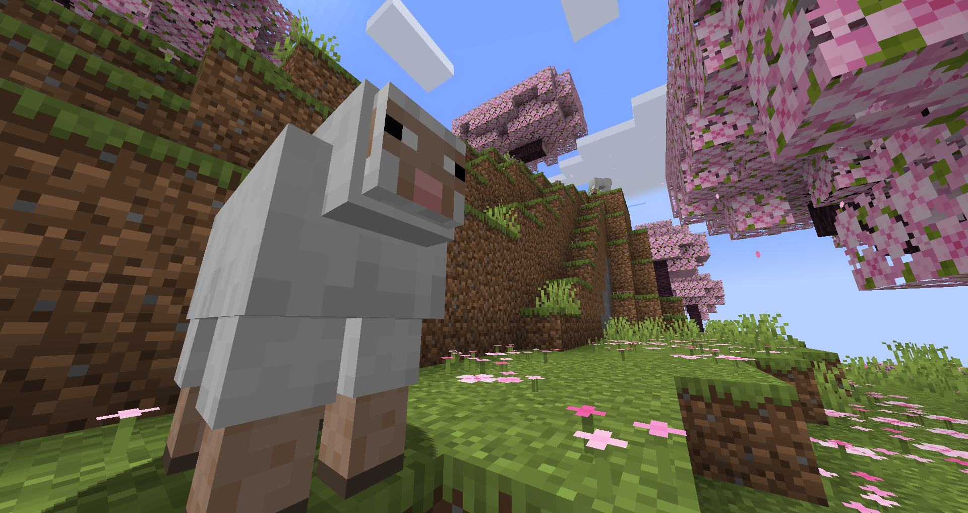 Minecraft Cherry Grove Sheep
