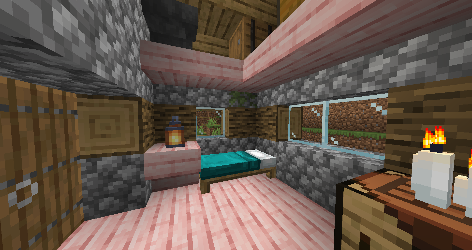 Minecraft Cherry Plank House