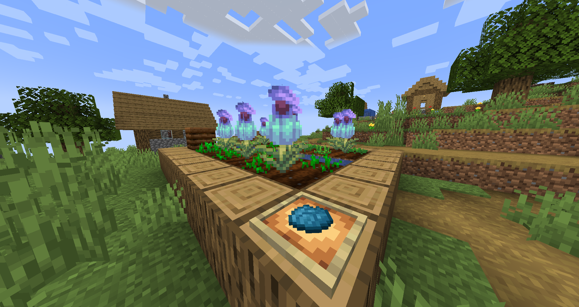 Minecraft Pitcher Plant Cyan Dye