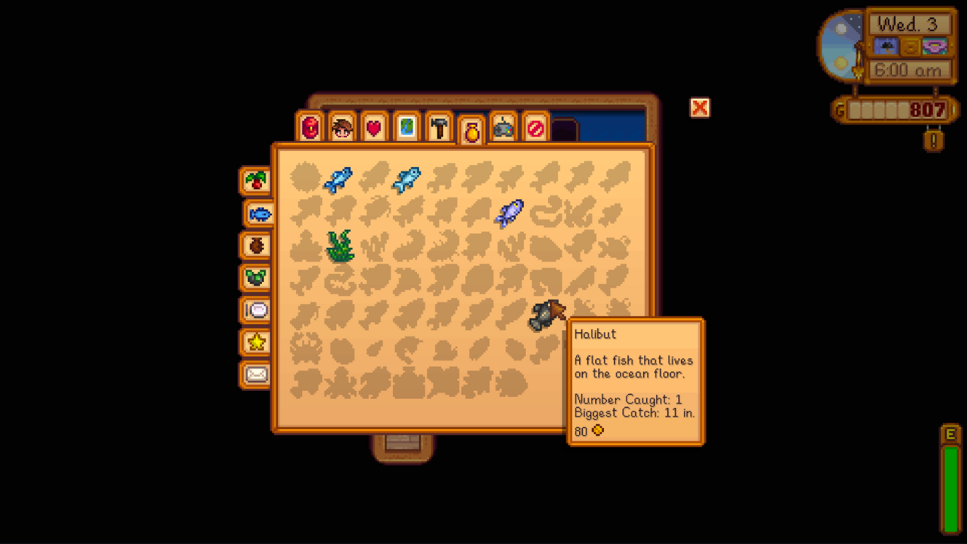 Stardew Valley When to Sashimi