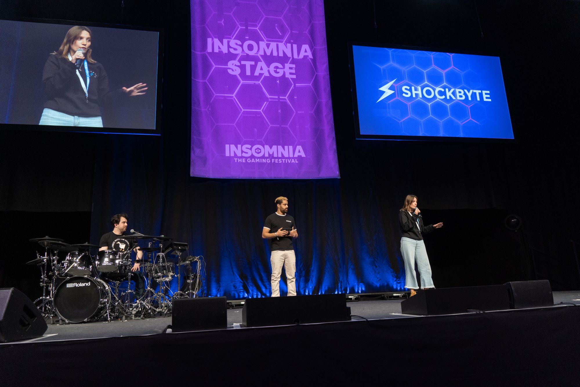 Insomnia Gaming Festival Stage Shockbyte