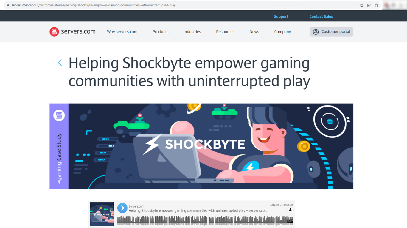 Shockbyte Servers.com Case Study