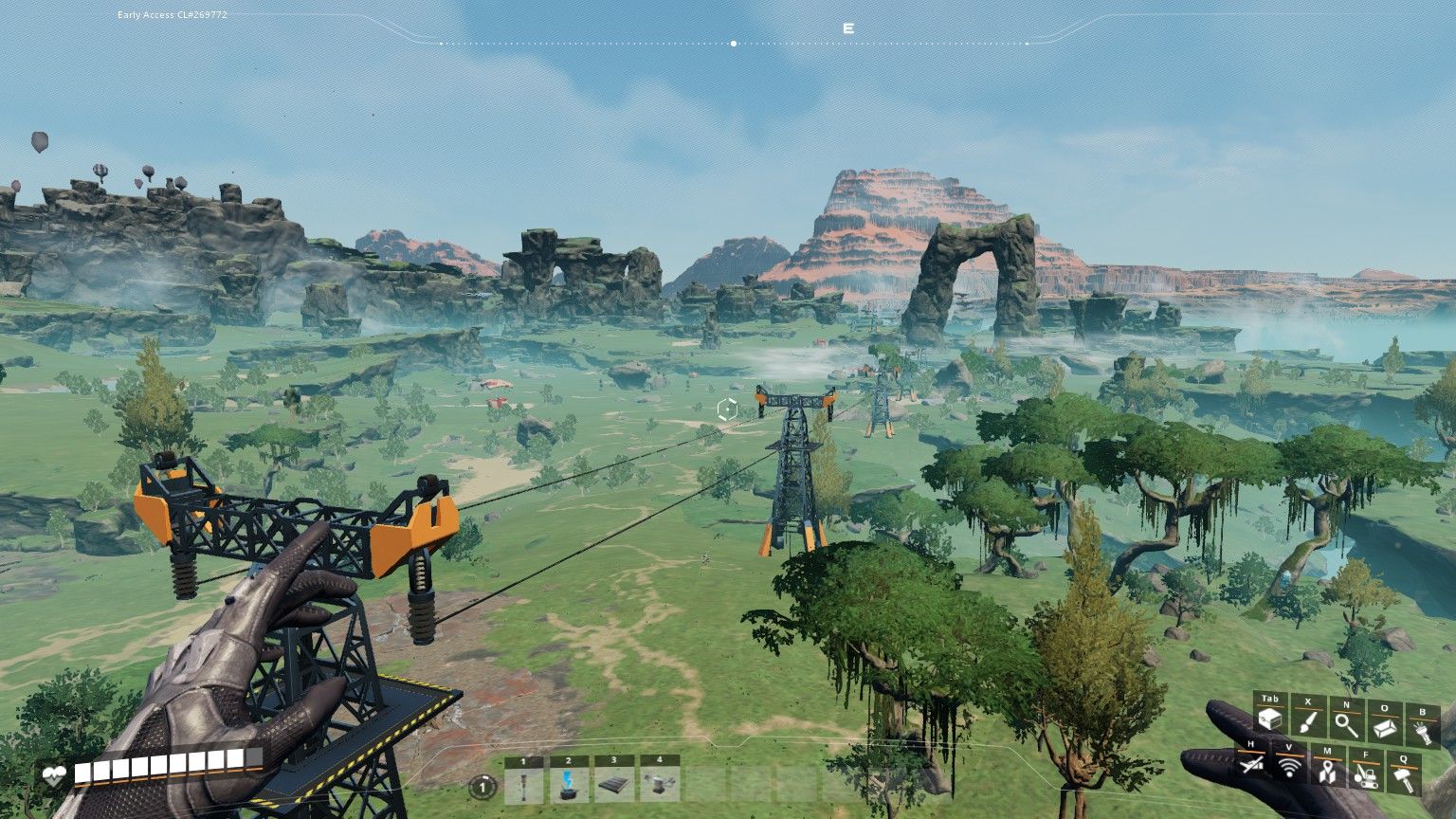 Satisfactory gameplayshowing the new power towers