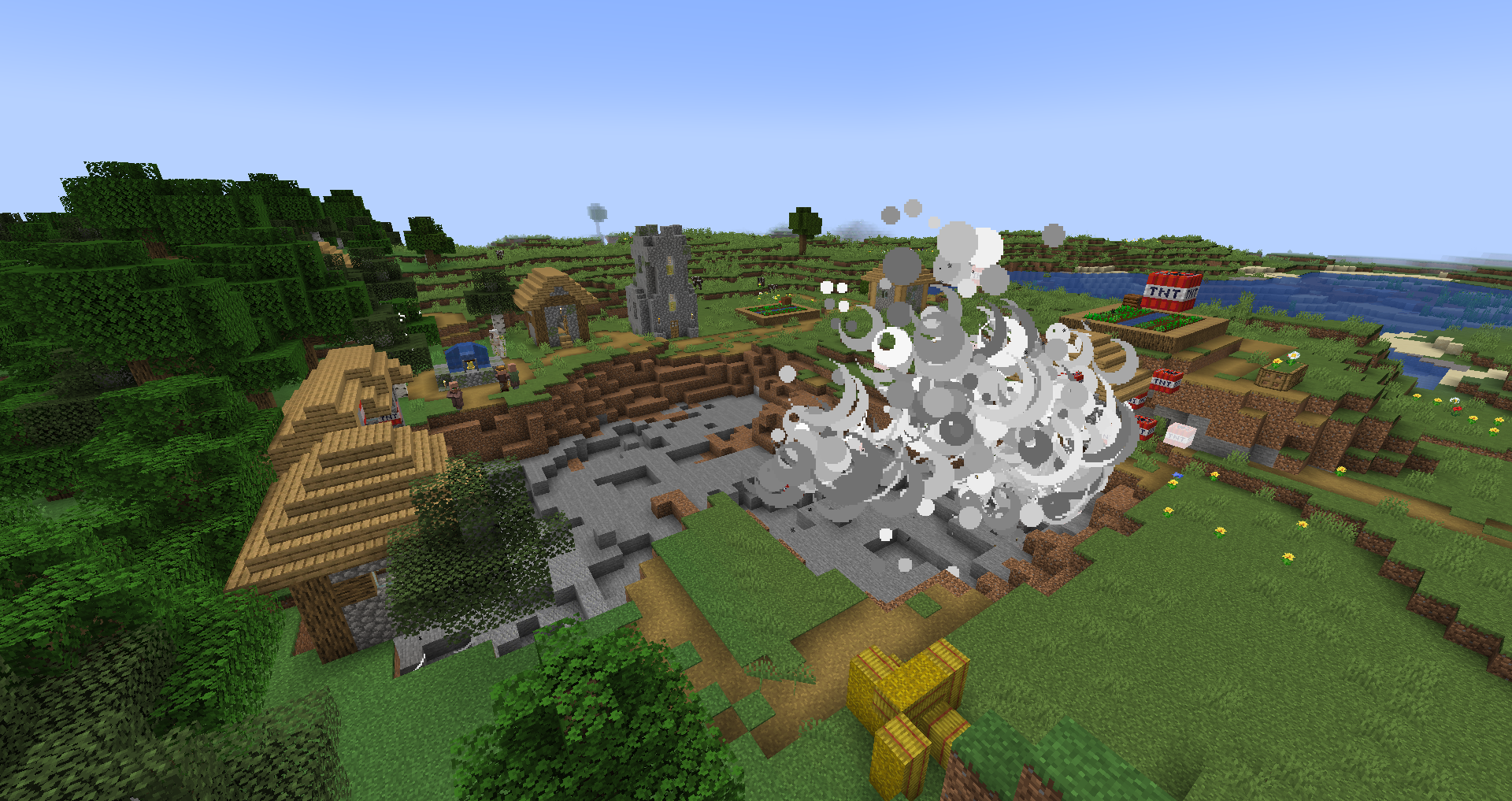 Minecraft TNT Explosion