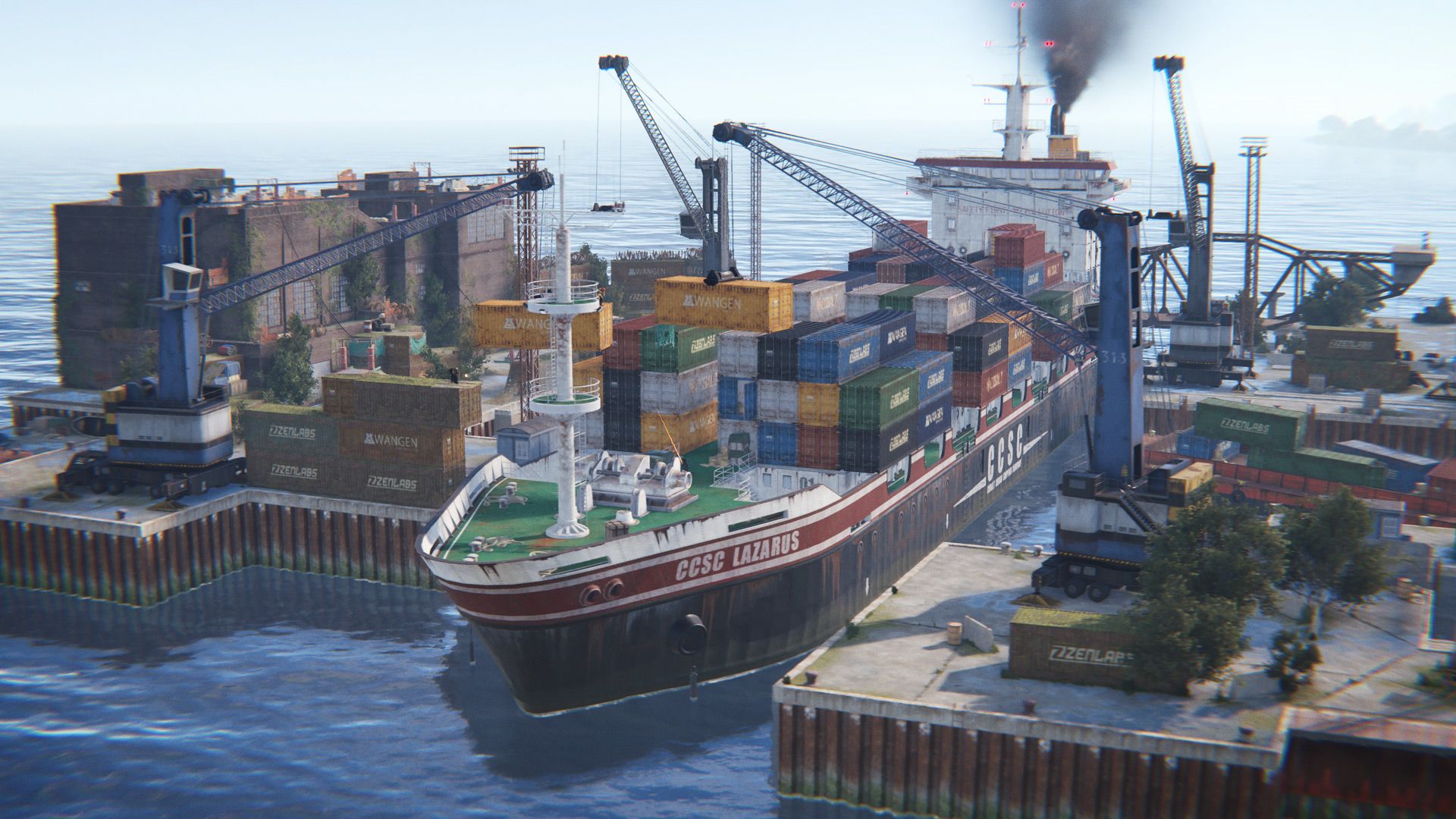 Rust Cargo Ship Docking
