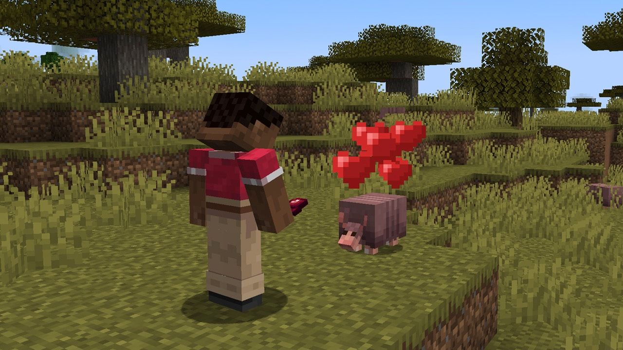 What do armadillos eat in minecraft shockbyte