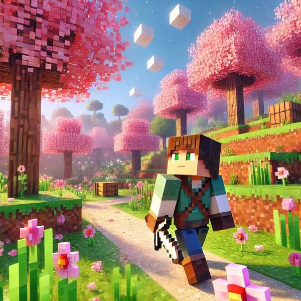 How to Find the Cherry Blossom Biome in Minecraft